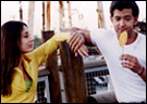 Kareena and Hrithik uin Yaadein 