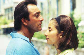 Sanjay Dutt and Manisha Koirala in Khauff