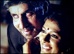 Amitabh Bachchan and Nandita Das in Aks